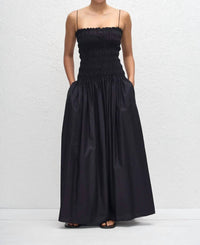 Matteau - Shirred Drop Waist Dress