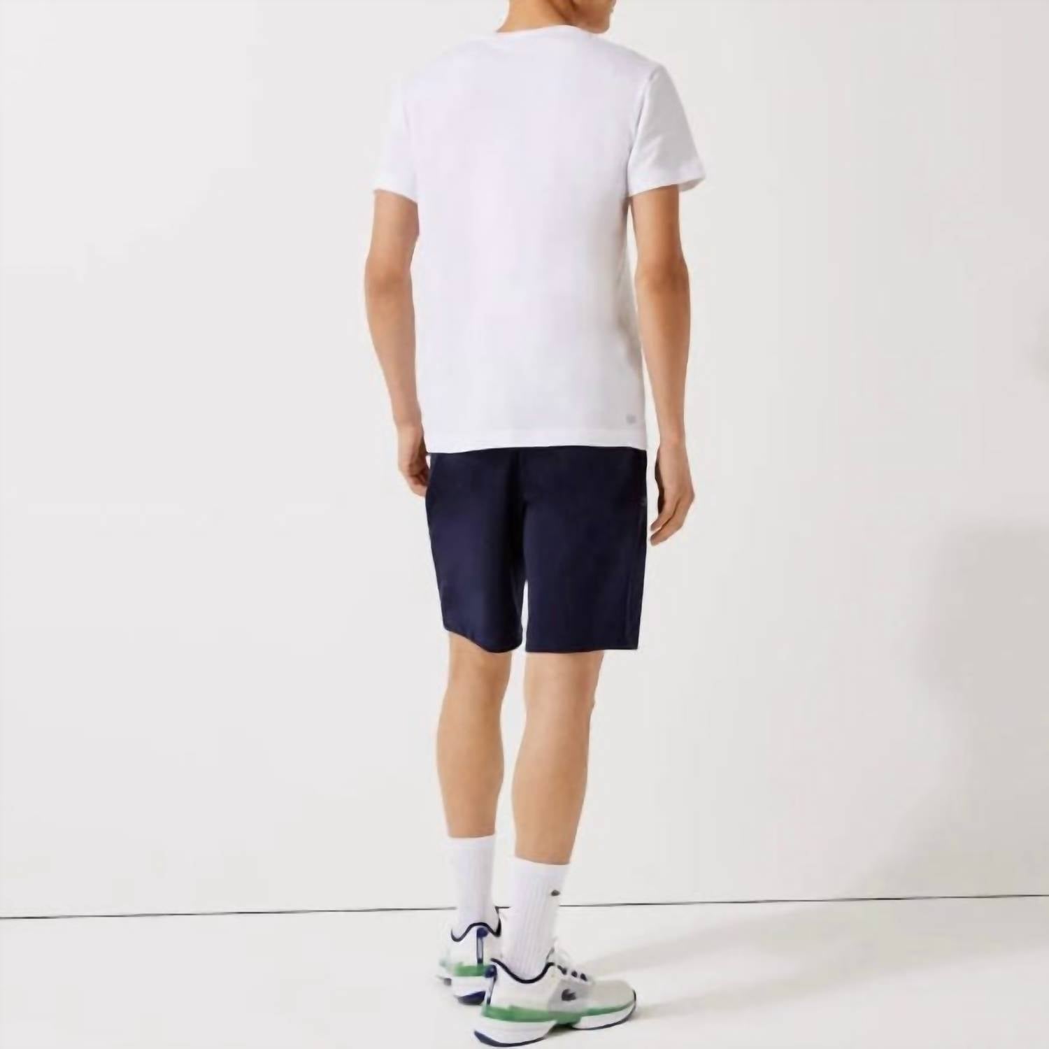 Lacoste - Sport Patchwork Crocodile Print Tee