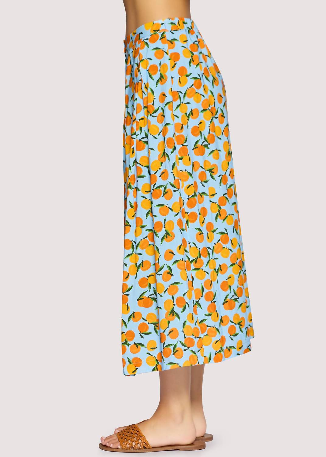 Lost + Wander - Citrus Soiree Midi Skirt