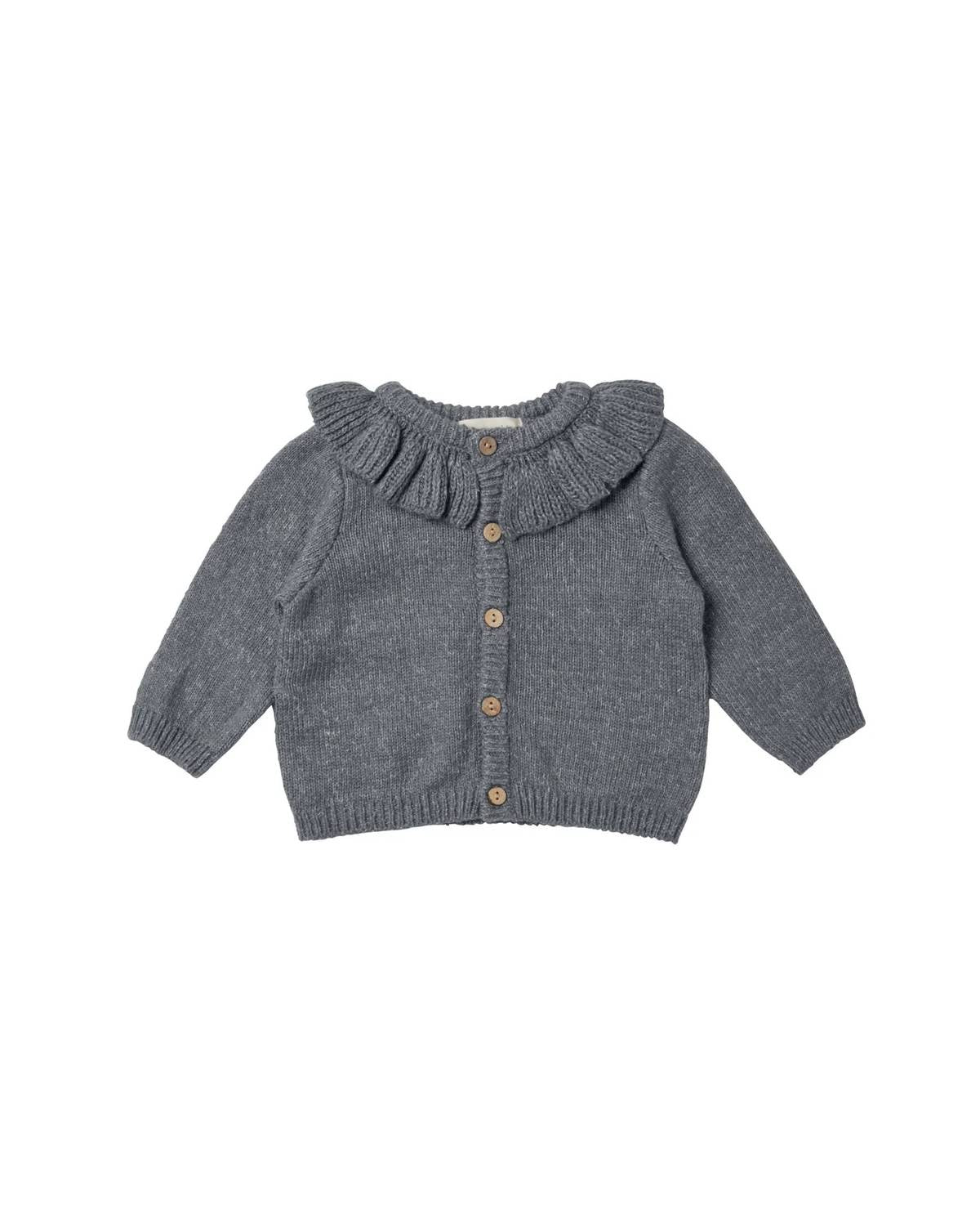 Quincy Mae - Girls Ruffle Cardigan
