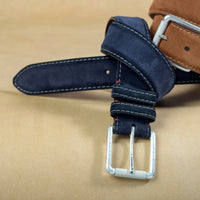 Torino Leather - Men's European Sueded Calfskin Belt