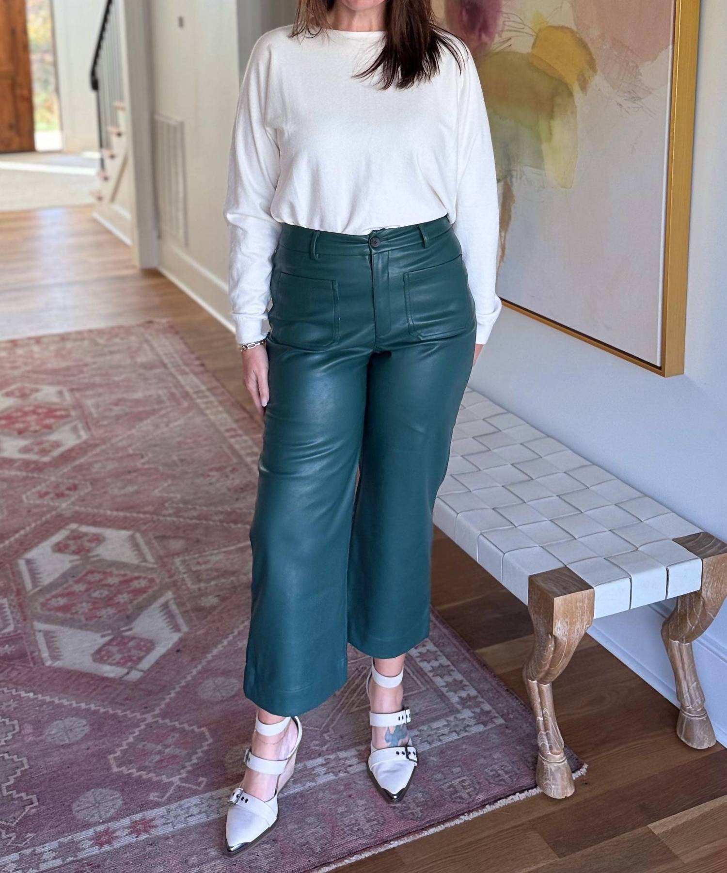 SKIES ARE BLUE Evergreen Edge Pants - women's pants - detail view