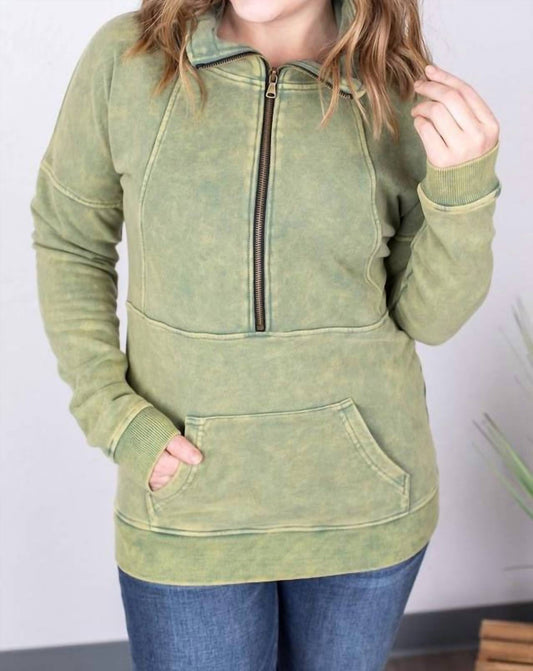 Michelle Mae - Vintage Wash Half-Zips