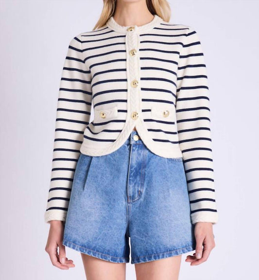 Berenice - Rayures A Poches Cardigan