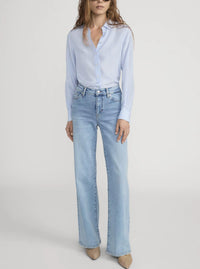 Frame - Le Slim Palazzo High Rise Jeans