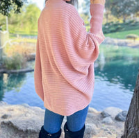 Amoli - Shrug Ribbed Knit Cardigan