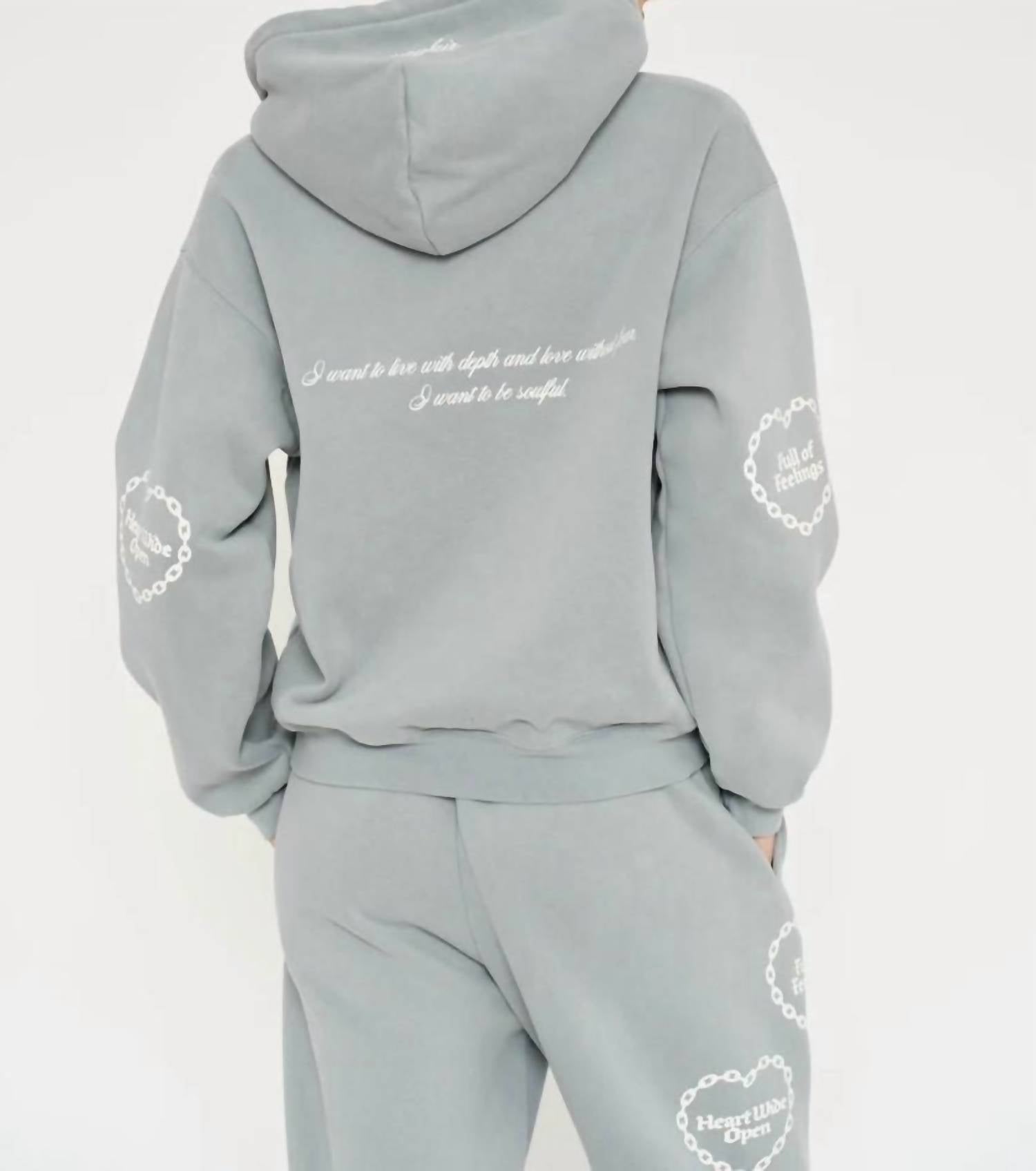 The Mayfair Group - Soulful Two-way Zip-up Hoodie