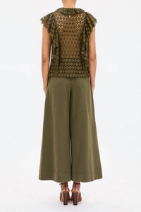 Ulla Johnson - Daevy Lace Short Sleeve Top