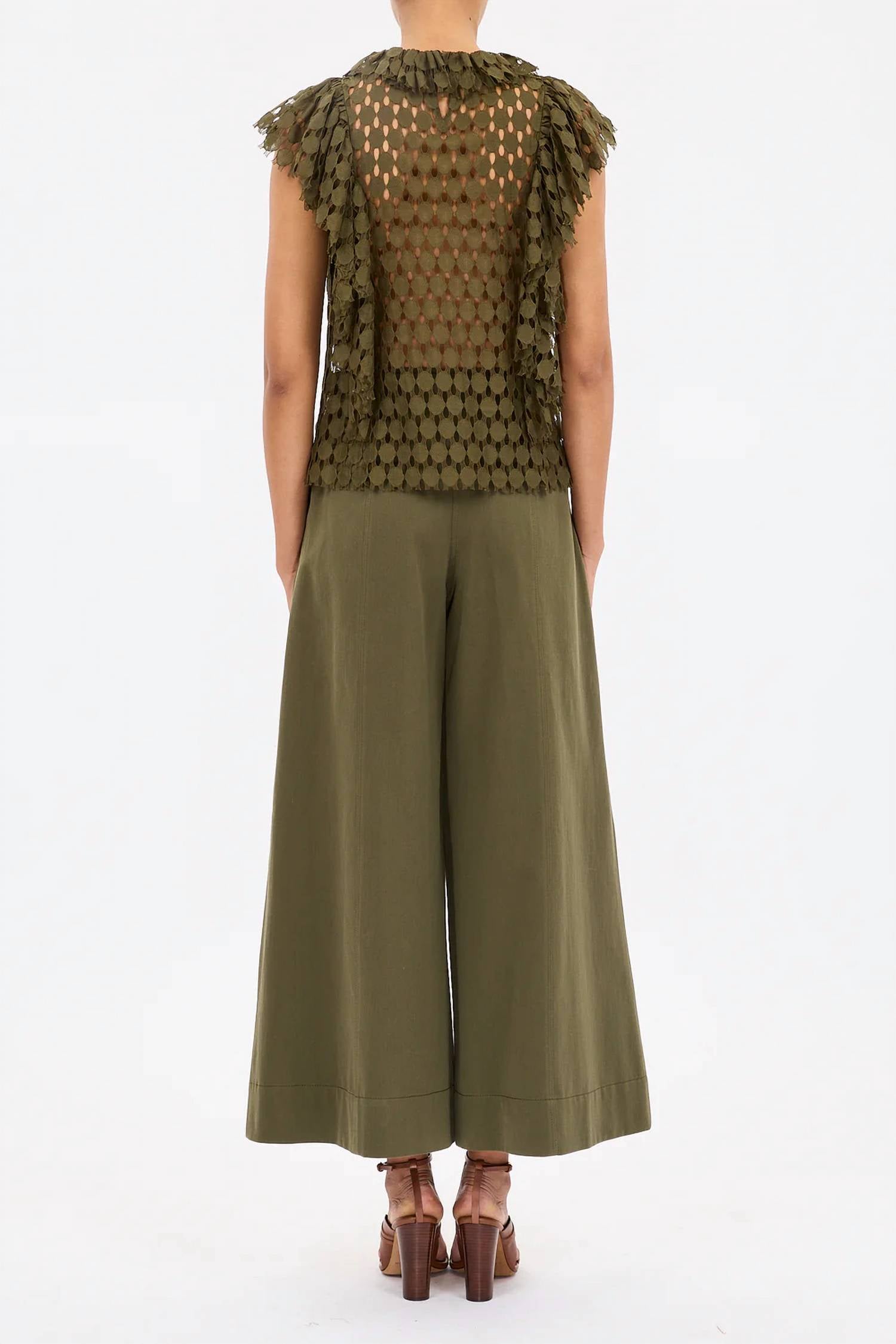 Ulla Johnson - Daevy Lace Short Sleeve Top