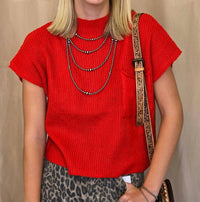 Sweet Generis - Devils Towerwestern Ribbed Sweater Top