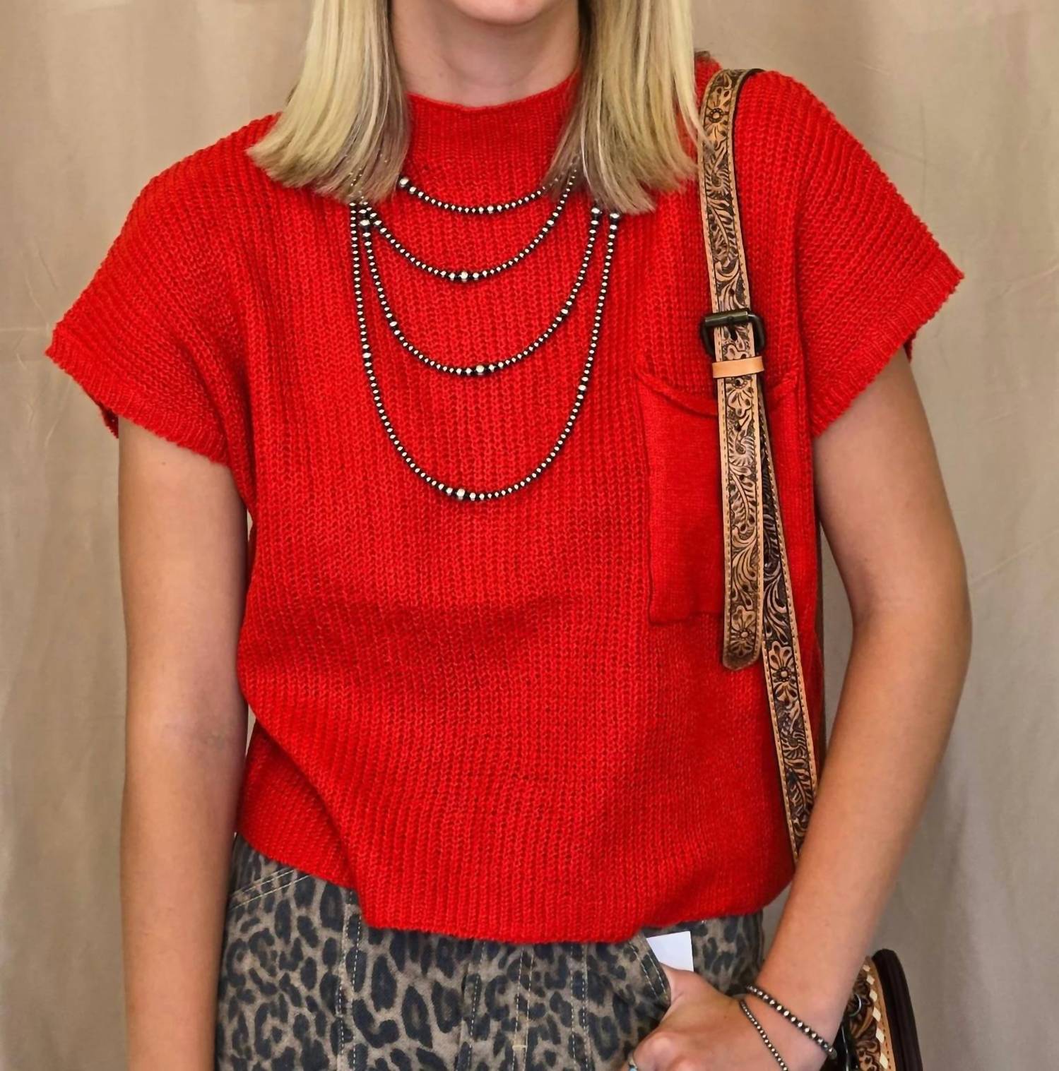 Sweet Generis - Devils Towerwestern Ribbed Sweater Top