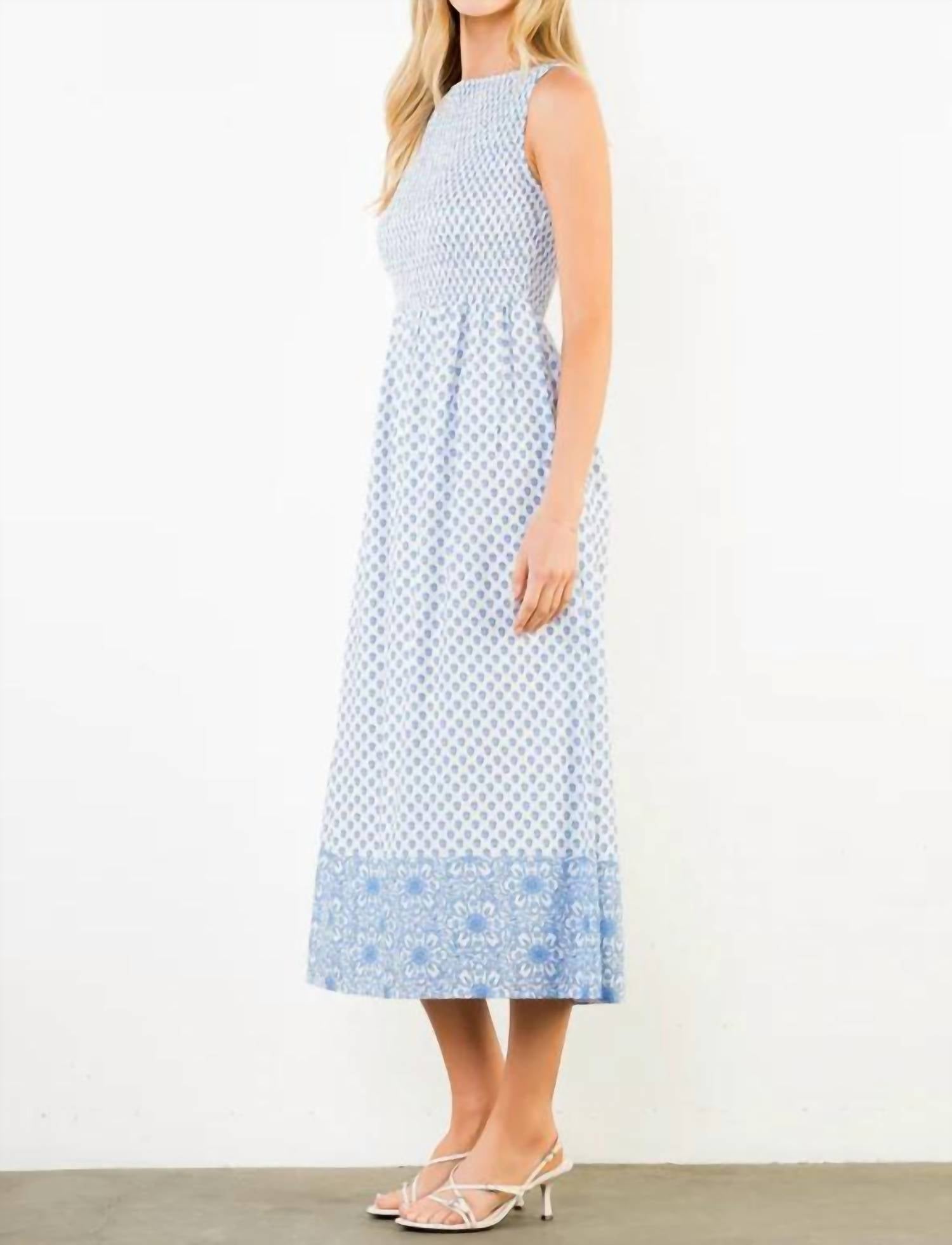 Thml - Sleeveless Floral Pattern Midi Dress