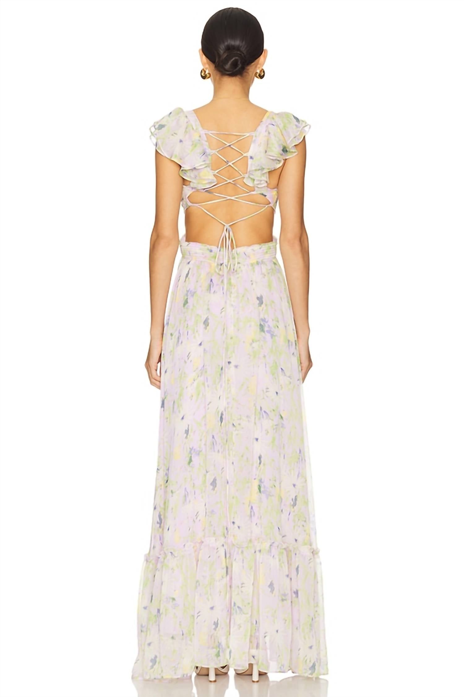Astr - Primrose Strappy Back Maxi Dress