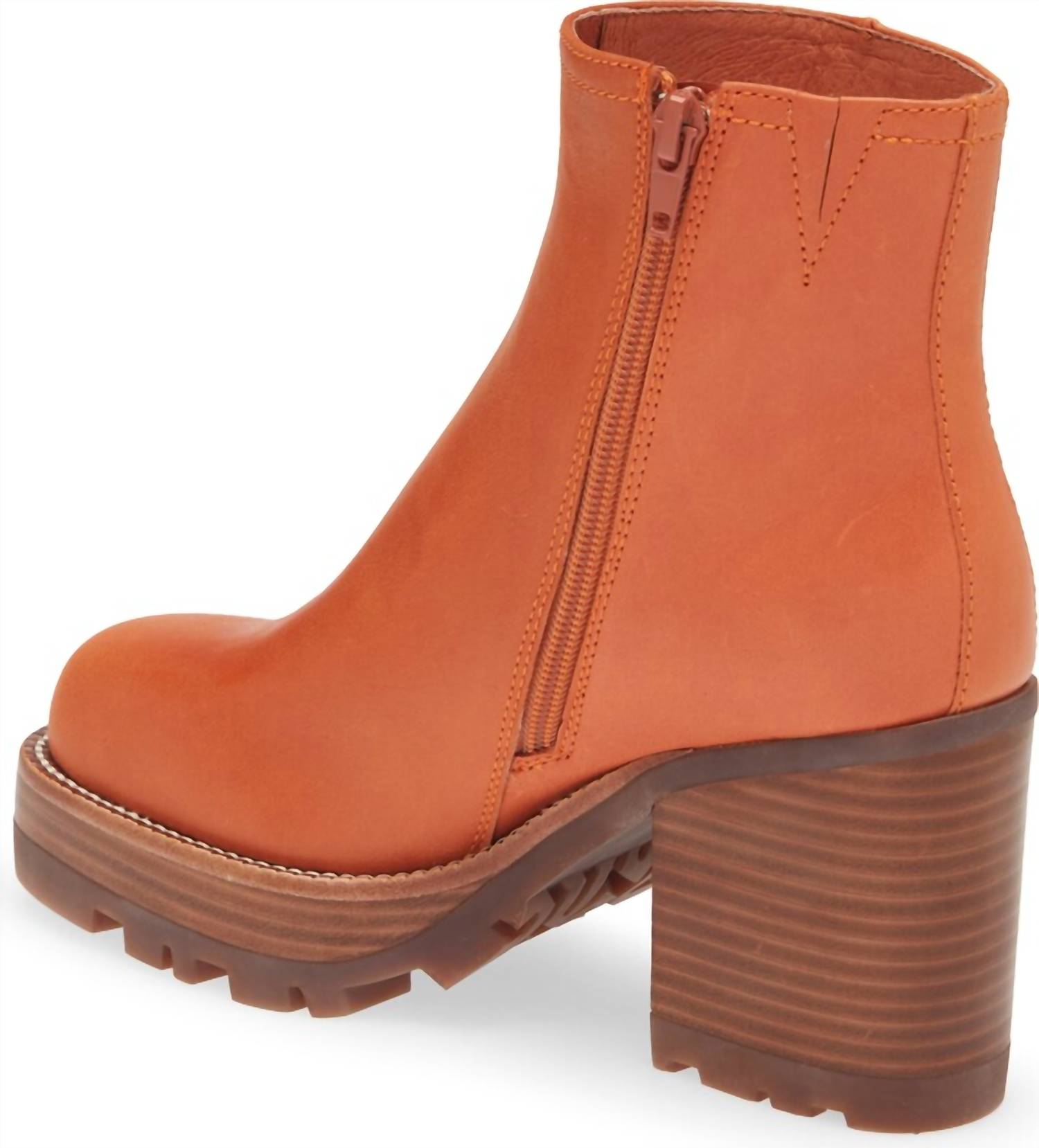Jeffrey Campbell Women's Abundant Boots in red - women's shoe - alternate view