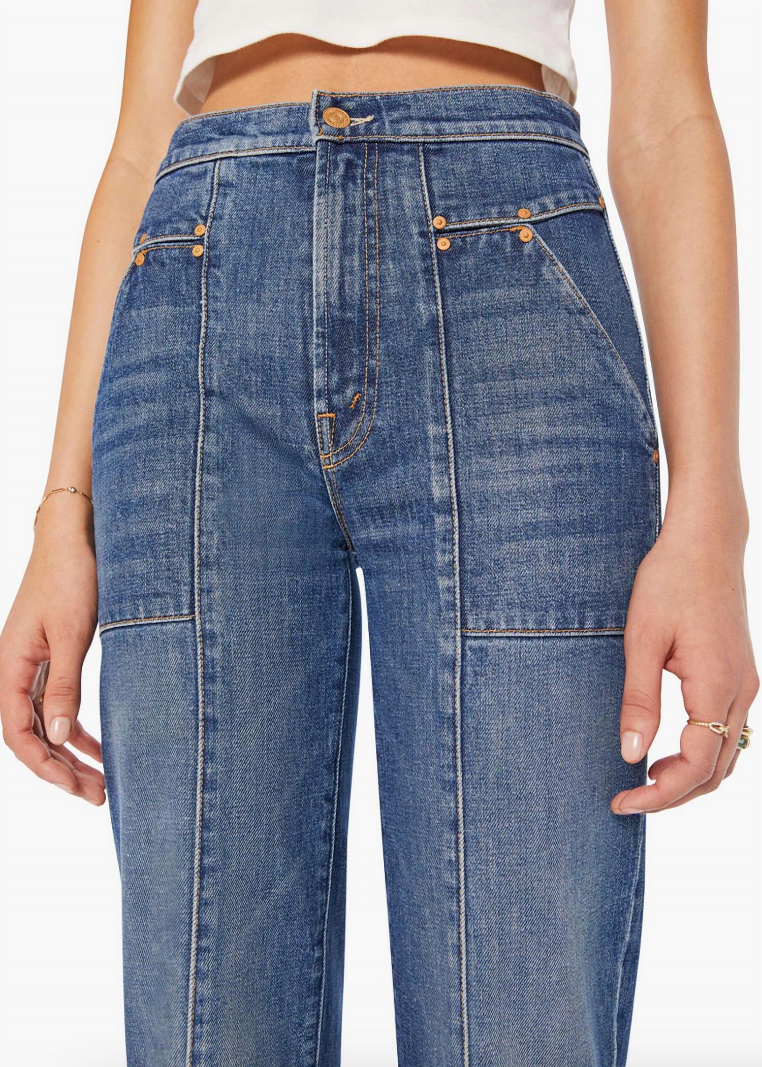 Mother - Riveting Rambler Zip Sneak Jeans