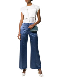 Valentino - Wide Leg Tailored Trousers