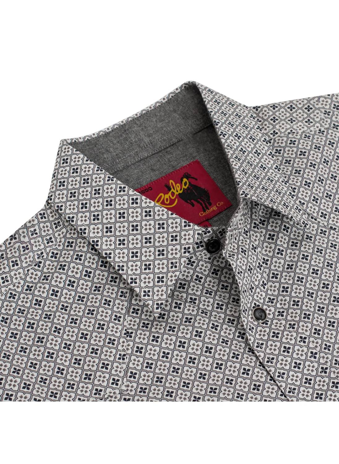 Rodeo Clothing - Men's Pearl Snap Long Sleeve Shirt