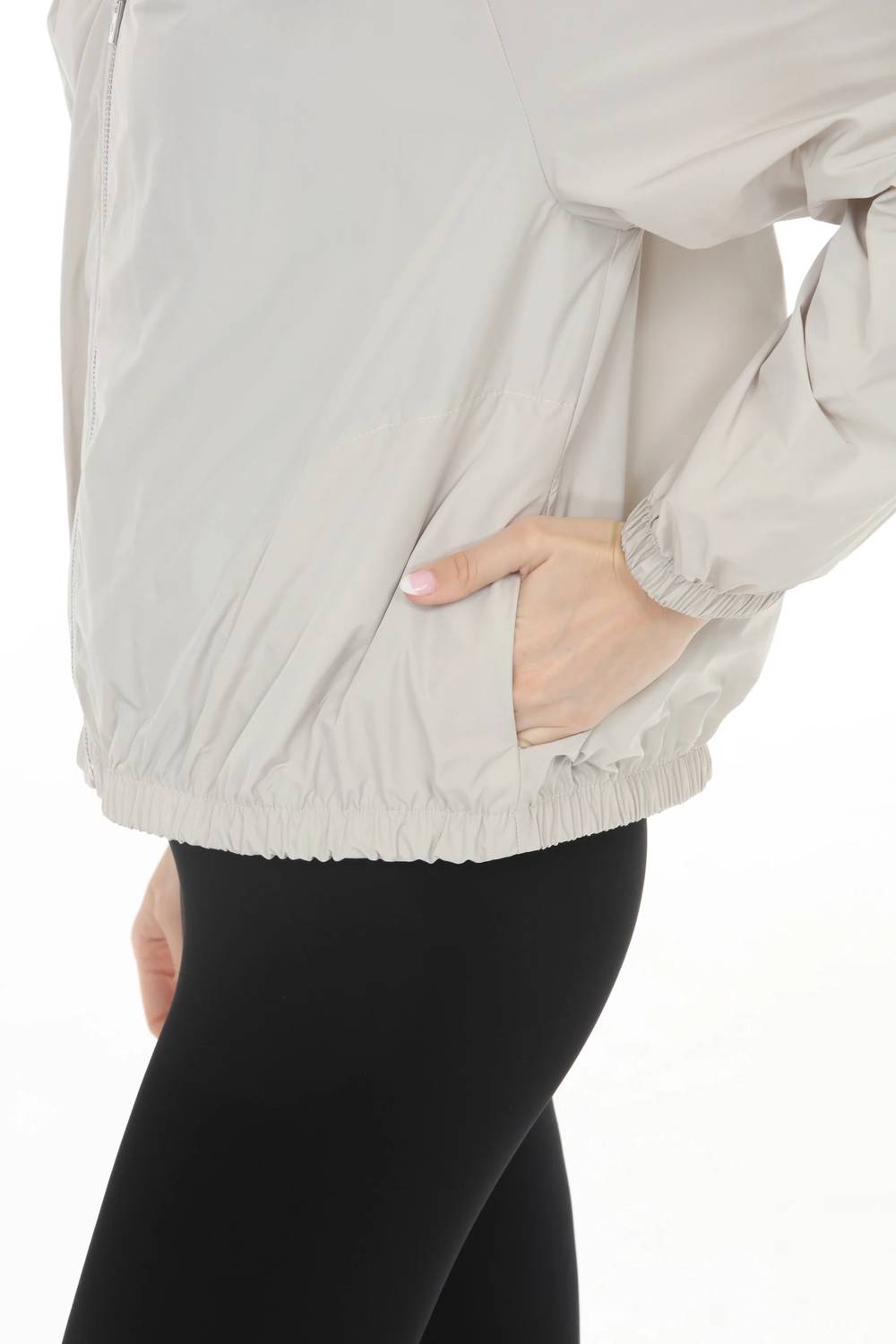 Joseph Ribkoff - High Neck Zip-up Windbreaker