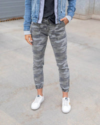 Grace And Lace - Women's Sueded Twill Joggers