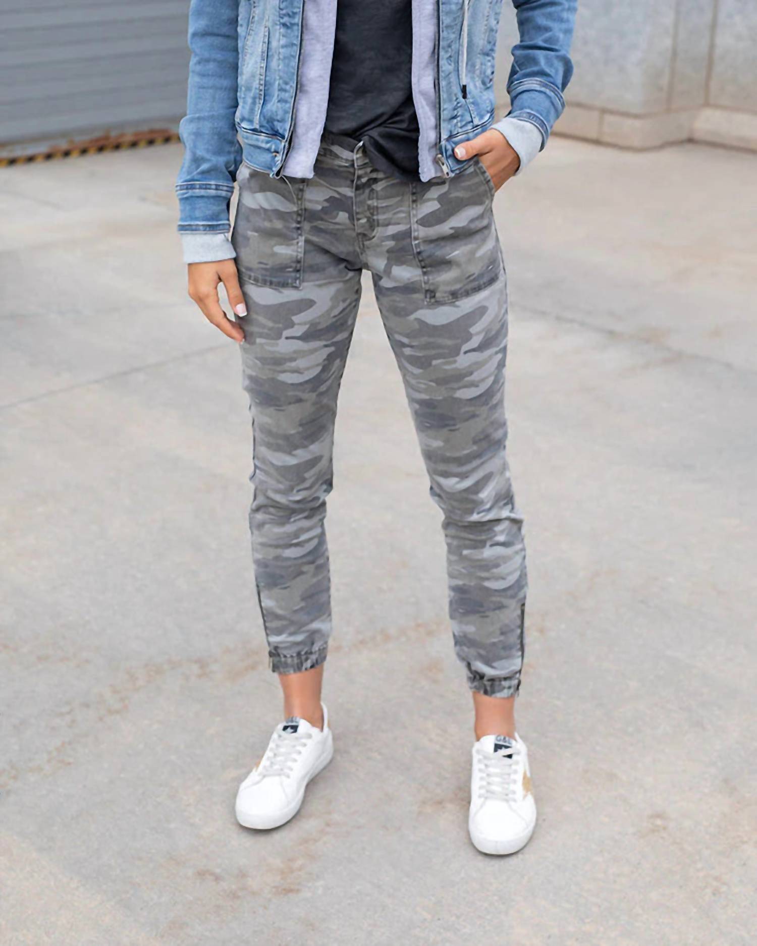 Grace And Lace - Women's Sueded Twill Joggers
