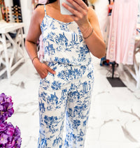 Velvet Heart - French Countryside Printed Cami Top