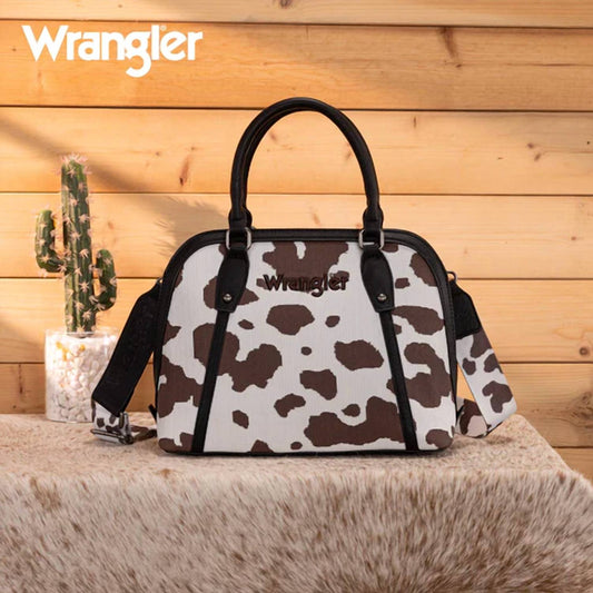 Wrangler - Cow print satchel