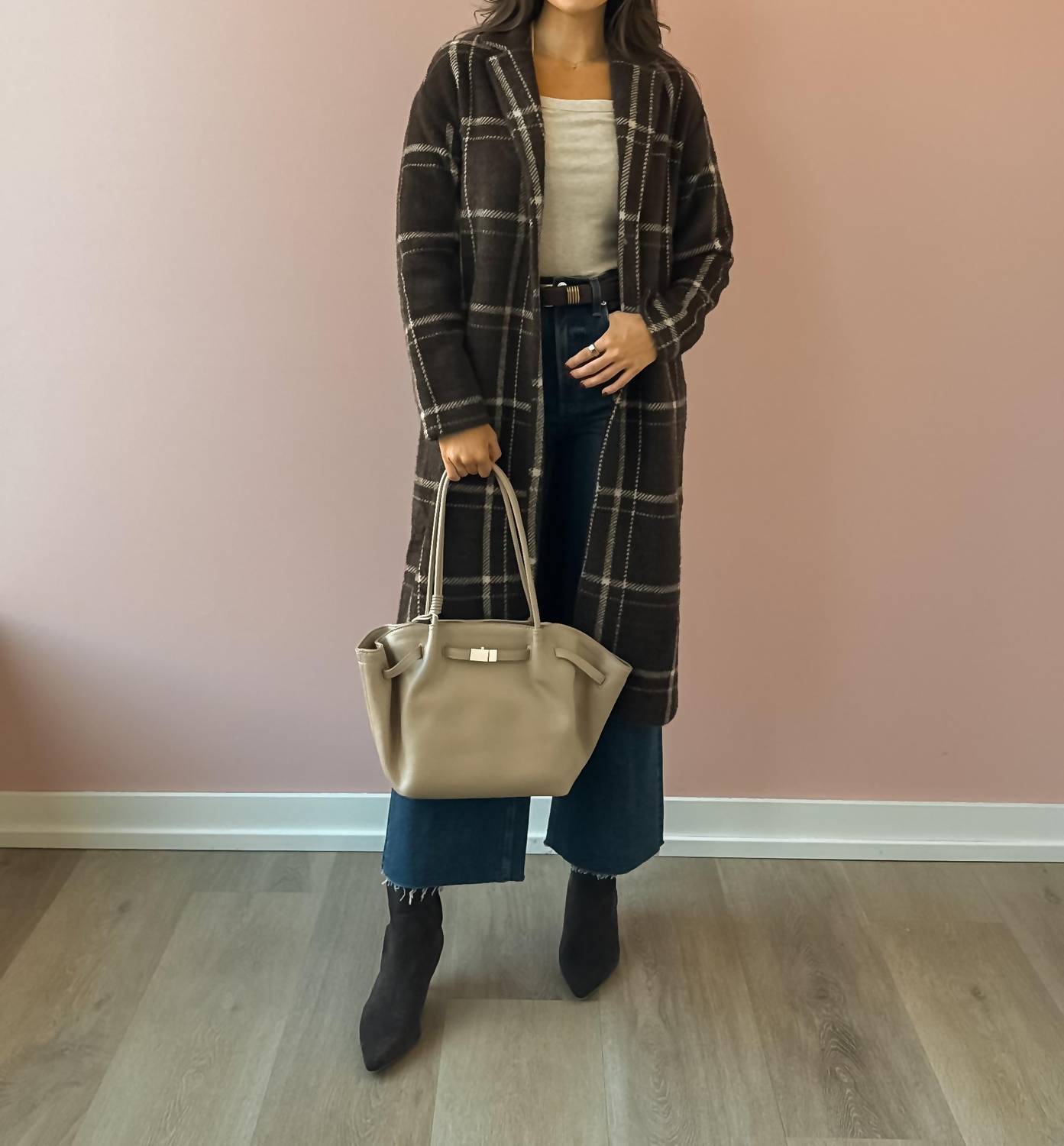 Z Supply - Mason Knit Plaid Coat