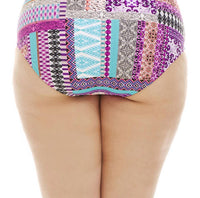 Raisins - Women's Curve Keyhole Havana Tankini Bottom - Plus