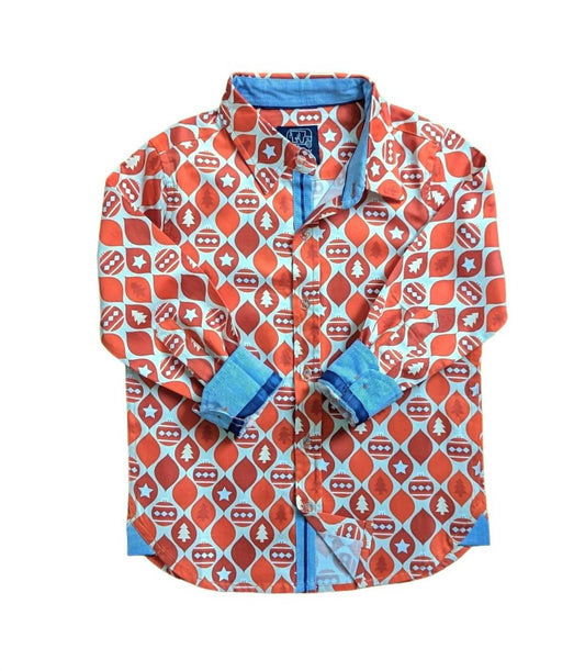 Tuktuk Designs - Boy's Ornaments Long Sleeve Shirt
