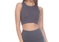 GOLDHAUS Elevate Sports Bra in charcoal - women's intimate
