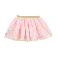 mudpie Girl's Scattered Sequin Tutu Skirt in pink - kids' skirt