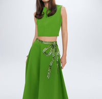 Theo The Label - Harmonia Zipped Front Top