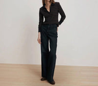 Veronica Beard - Kamal Stripe Polo Sweater