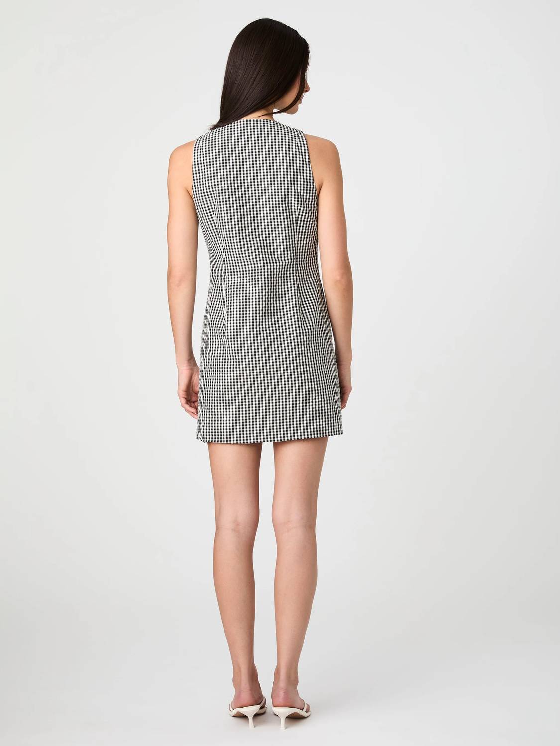 French Connection - Gingham Sleeveless Mini Dress