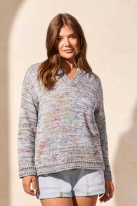 Tribal - Hooded Sweater Top