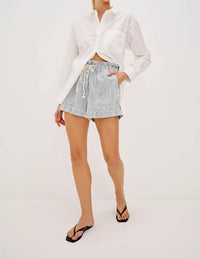 Rails Foster Short in railroad stripe - women's shorts - alternate view