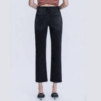 Flying Monkey - Brooke Mid Rise Straight Denim Jeans