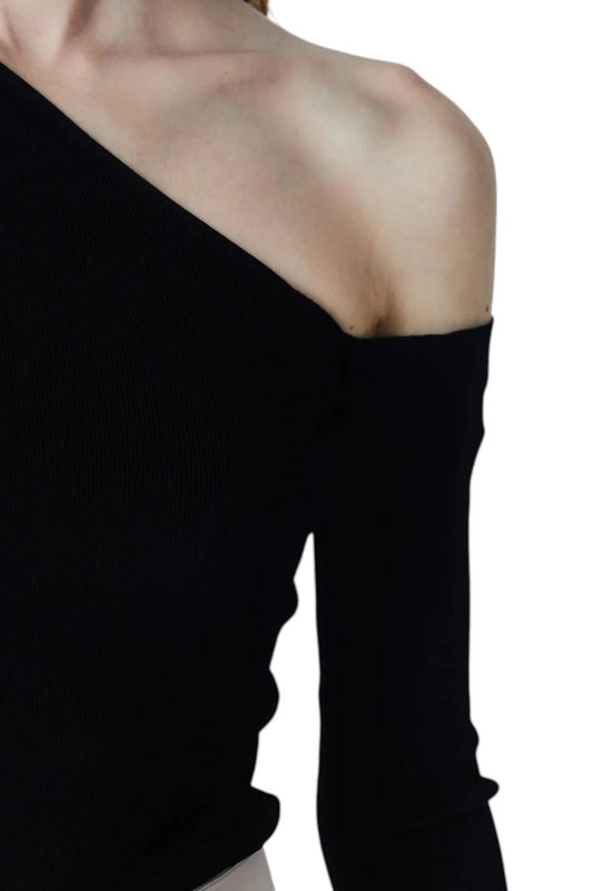 Deluc - One Shoulder Knitted Top