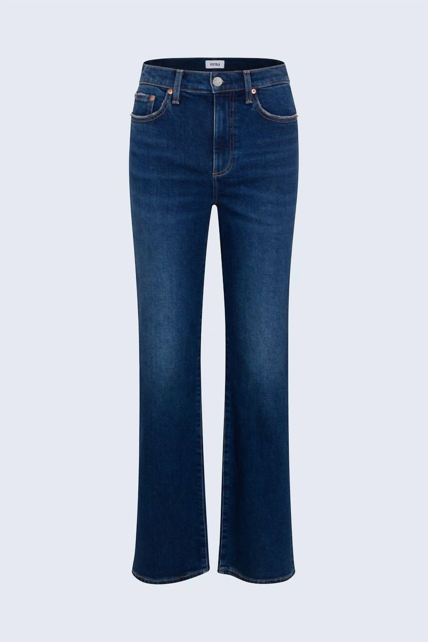 PISTOLA Evie High Rise Slim Boot Jeans in penthouse 2 - women's jeans - view 8