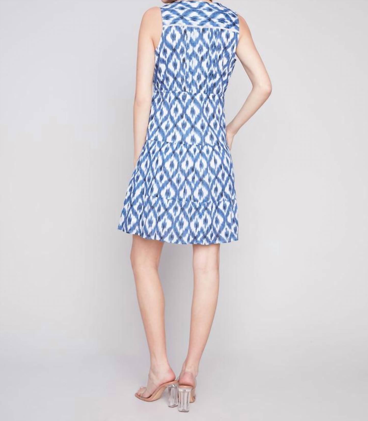 Charlie B - Sleeveless Ruffle Mini Dress