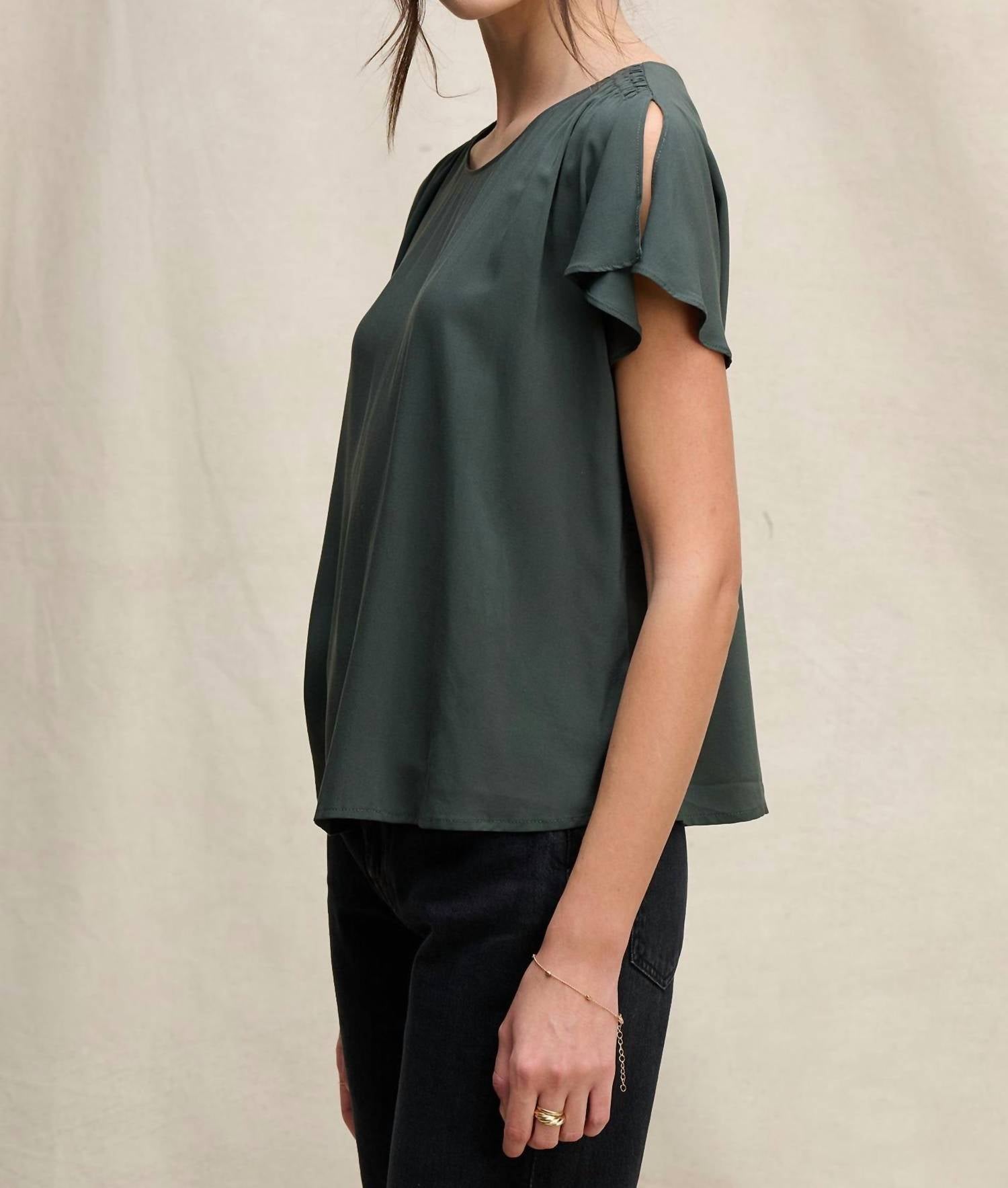 Velvet By Graham & Spencer - Rayon Challis Marcel Top