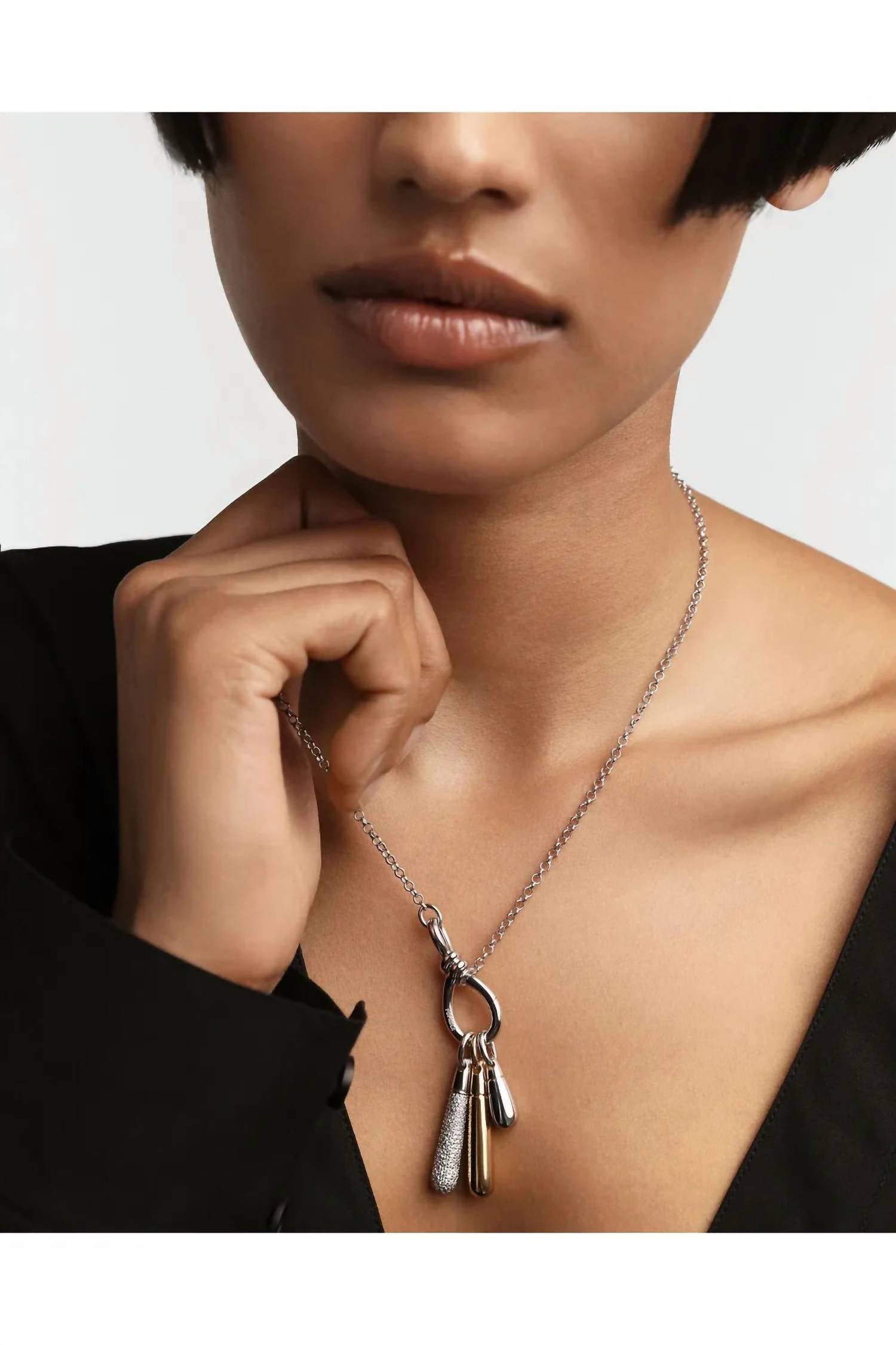 Pdpaola - Women's Pavé Large Drop Pendant