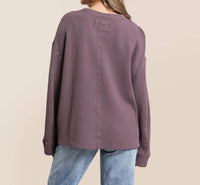 Free People - Dawson Pocket Thermal Sweater