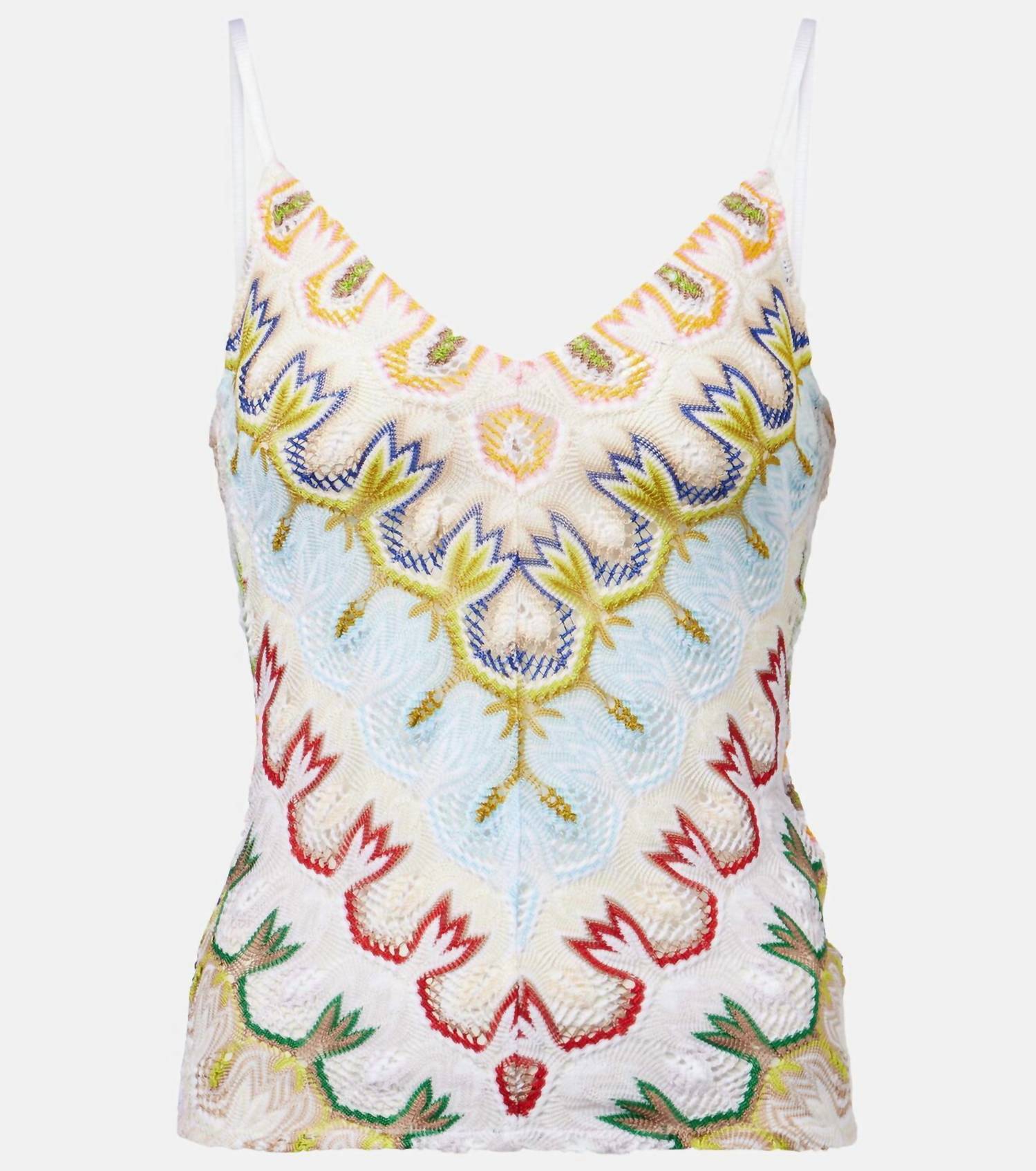 Missoni - Embroidered Tank Top