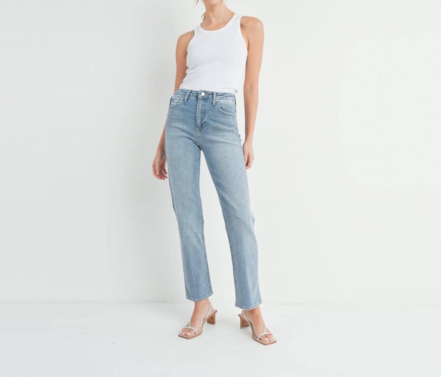 Just Black Denim - Full Length Everything Straight Jeans