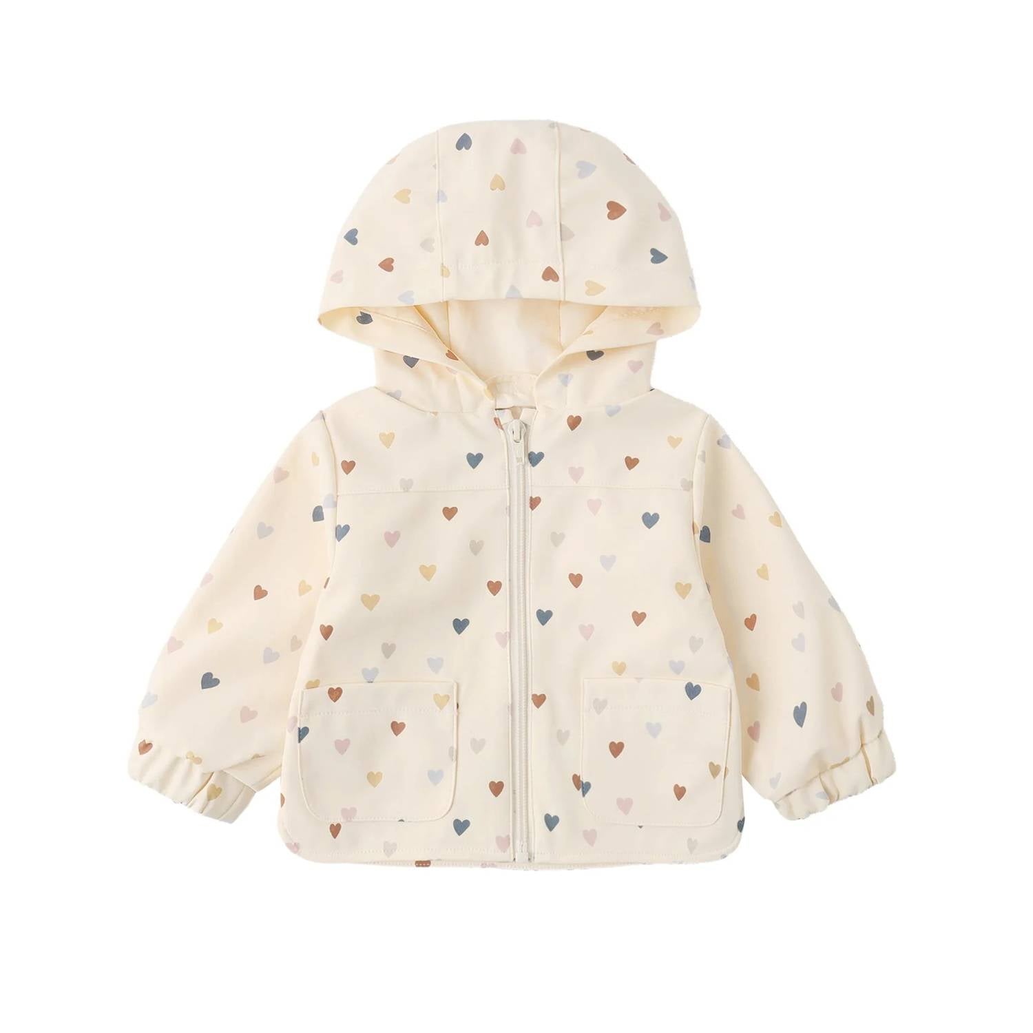 Quincy Mae - Girl's Print Polyester Rain Coat