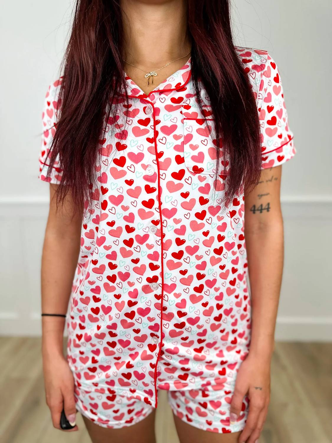 The Royal Standard - All You Need Is Love Pajama Short Set