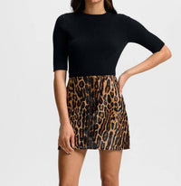 Veronica Beard - Emil Cashmere Ribbed Half-sleeve Pullover Sweater