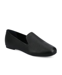Birdies Women's Starling Leather Loafers in black - women's flats