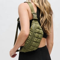 Sol And Selene - Women's Resurgence Quilted Puffer Crossbody Bag